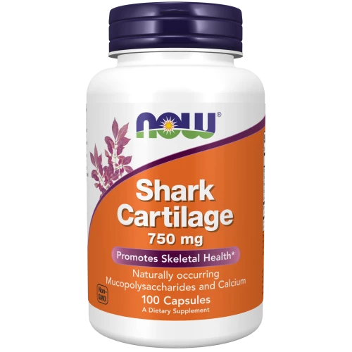 NOW - Shark Cartilage 750 mg - 100 kapsułek